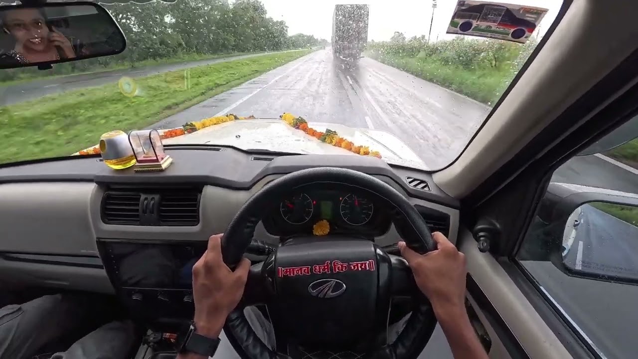 Scorpio S5 POV Drive Without AC 🌿 | Pure Wind Noise & Road Vibes | Real Driving Experience 🚙