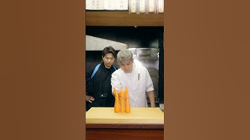 Cut the Carrot with the sharp knife🔪✨@kaneya-syokudouChannel #knife #sharpening #sharpener #asmr