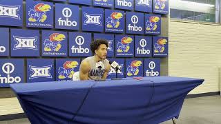 Jalen Wilson breaks down Kansas' start to the season, upcoming Duke game