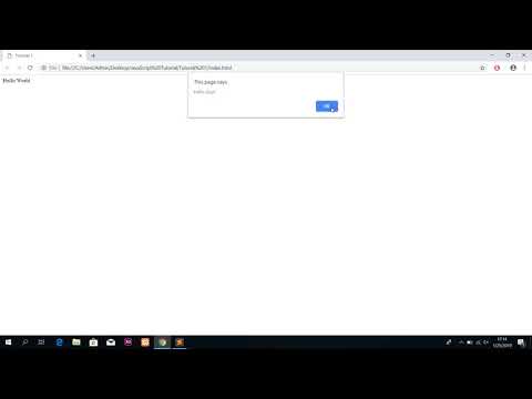 Beginner JavaScript Tutorial #1 || Write a simple text using JavaScript || thenewendrit