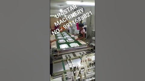 Automatic Paper Gluing machine with conveyor