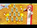 Ten green bottles  counting song  numberblocks 1 hour compilation  123  numbers cartoon