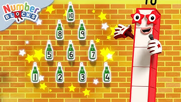 Ten Green Bottles - Counting Song! | Numberblocks 1 Hour Compilation | 123 - Numbers Cartoon