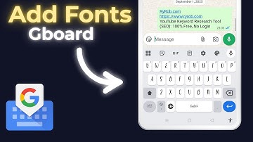 How To Add Fonts on Gboard