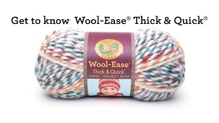 Get to Know Wool-Ease Thick Quick