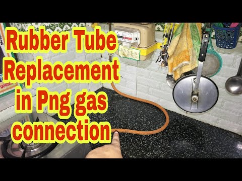 Rubber tube pipe replace in Png gas connection | IGL Gas Limited | IGL Png Gas connection service