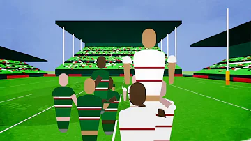 Welche Formation bilden die Spieler bei einem Rugby Gedränge?