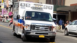 New York Presbyterian Hospital Queens Responding Om 30th Road In Flushing, Queens, New York