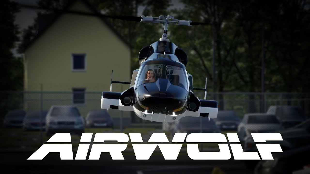 Airwolf – Bell 222 (by Cowan Simulation) in X-Plane 12 with custom