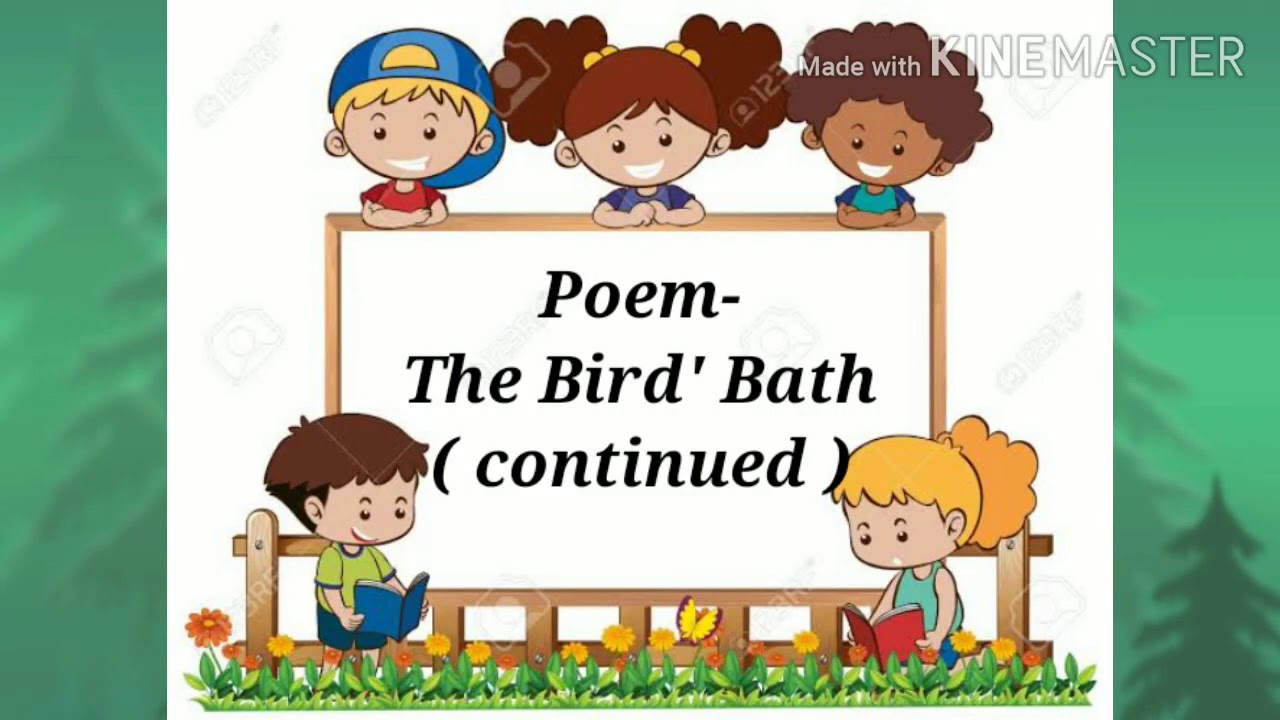 Class-2, English-2.... Poem - The Birds' Bath - YouTube