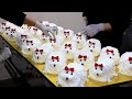 강아지야? 케이크야? 귀여운 댕댕이, 강아지 케이크 / The process of making a cute puppy cake / korean street food