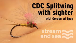 CDC Splitwing dry fly with sighter with Gordon van der Spuy