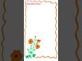 😍 Wait! This Front Page Design Looks So Beautiful#shorts #art #youtubeshorts #frontpage#easydrawing