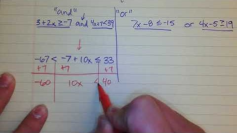 Compound Inequalities - Solve, Graph, and Interval Notation
