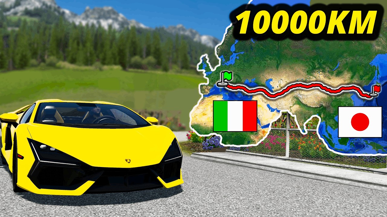 ETS2 Longest Road Trip (Rome to Tokyo) Italy to Japan | Euro Truck Simulator 2