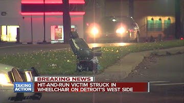 Hit and run victim was in wheelchair