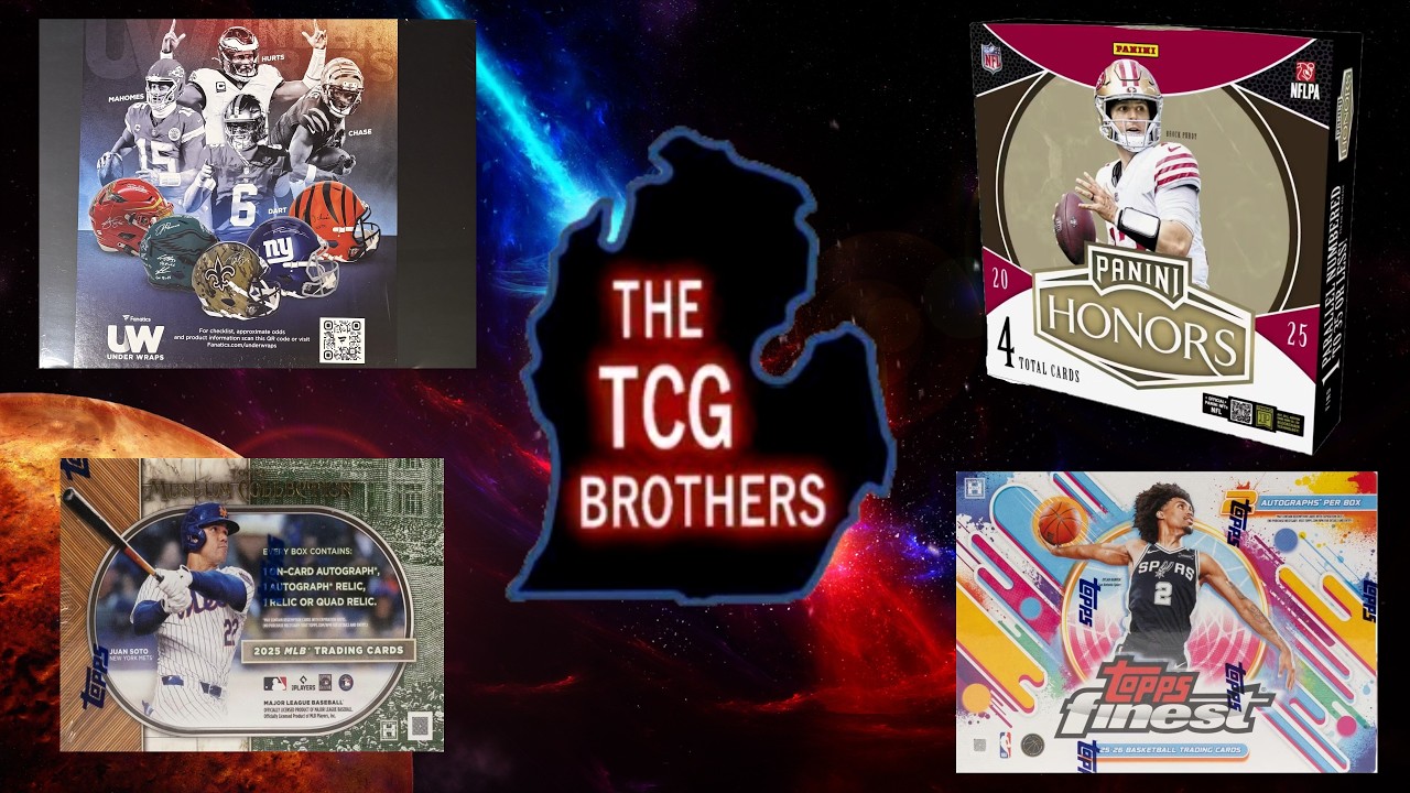 Break #910-913 - MLB - NBA - NFL Mixer Night Honors Full Case Football 2025 Box Break!