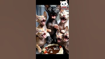SPHYNX cats was alone kittens came to love😭❤️| birthday 🎂✨️#shorts #viral #cat #kucing