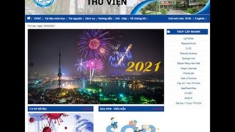 Video Giới thiệu Thư viện Đại học Y Dược TP.HCM