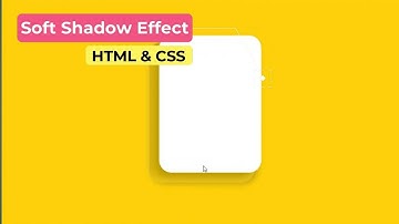 CSS Soft Box Shadow Effect Using HTML and CSS | Coding Karunadu #newtoyou