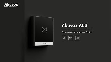 Akuvox A03 Access Control Terminal: Future-proof Your Access Control
