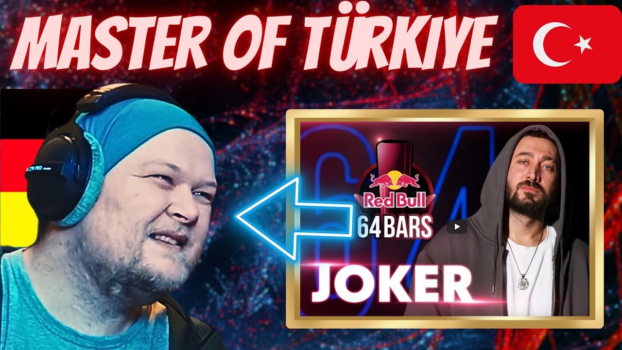🇹🇷 Joker - Red Bull 64 Bars | Foreigner Reaction | prod. A-Bacchus