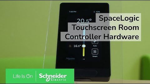 SpaceLogic Touchscreen Room Controller: Hardware | Schneider Electric