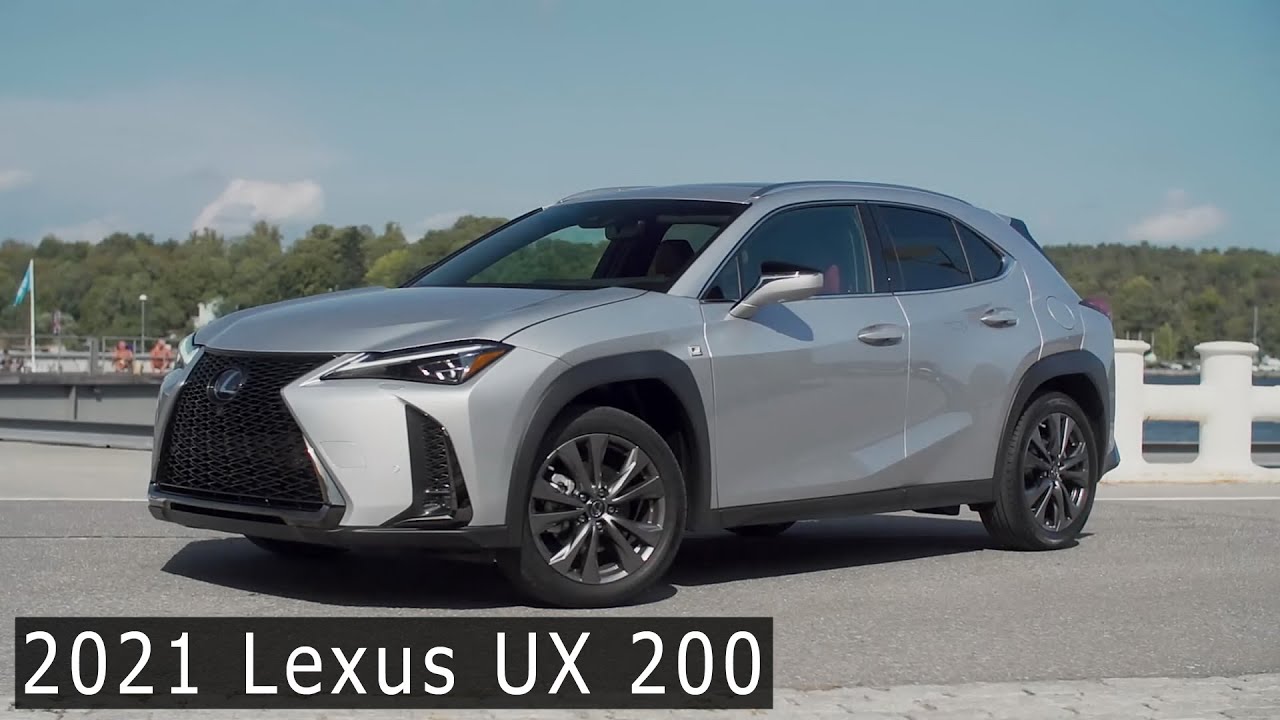 New 2021 Lexus Ux 200 F Sport - Interior, Features And Driving // Platinum Silver & Red Seat Color - Youtube