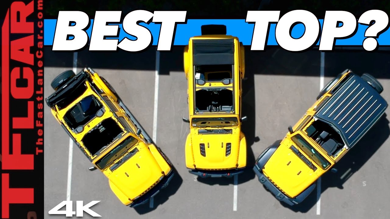 We Compare the 3 Different Jeep Wrangler Factory Tops To See Which One is  Best. The Winner is.. - YouTube