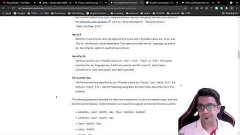 Intl namespace Javascript | DateTimeFormat() | NumberFormat() | RelativeTimeFormat() | Part -17