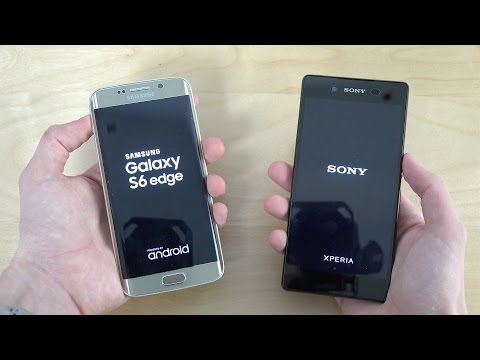 Sony Xperia Z3+ vs. Samsung Galaxy S6 Edge - Which Is Faster? (4K)