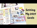Setting My 2021 Goals | Classic Happy Planner l 2021 Vision Board