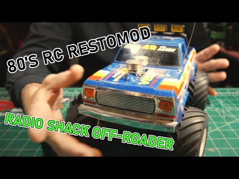 TANDY/RADIO SHACK RC DASH 49 4×4 OFF-ROADER 1/16 (1985): Restomod