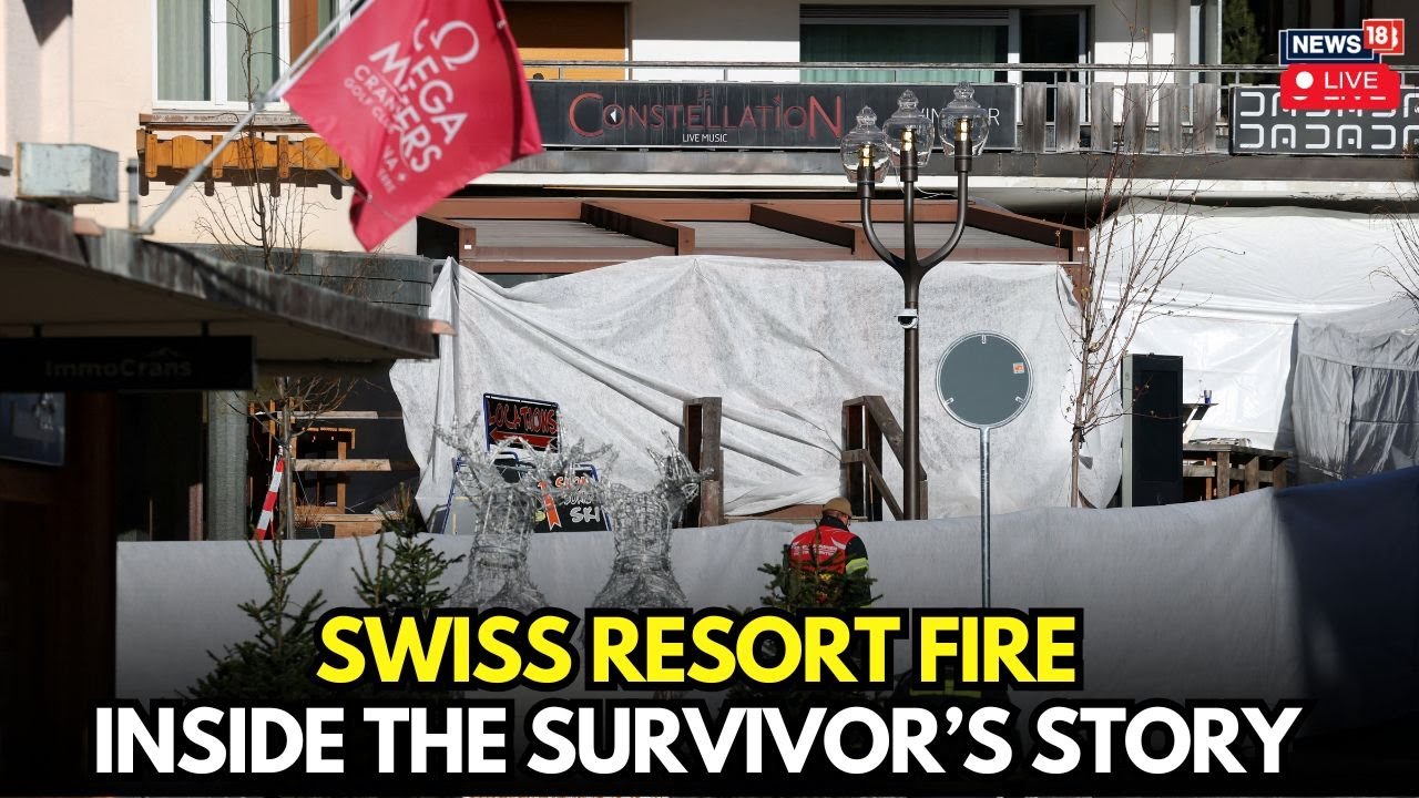 LIVE Updates | Swiss Ski Resort Explosion SURVIVOR Explains The Horror | 100 Injured | Crans-Montana