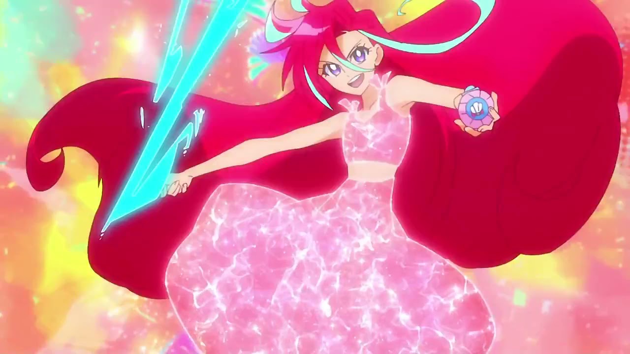 🌈 🌺 🌈 Glitter Force Tropical Rouge Glitter Flamingo Transformation Engli...