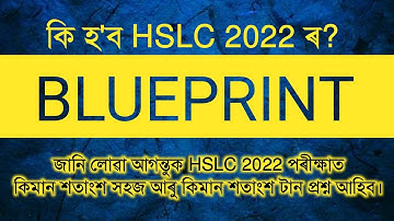 What will be the BLUEPRINT of HSLC 2022 ? | SEBA | Class X | You can learn