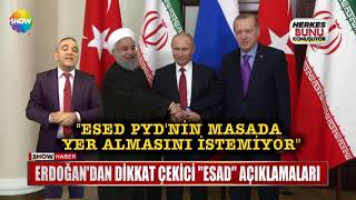 Erdoğandan Dikkat Çekici Esad Açıklamaları