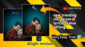 New Trending Text Transform / Bend Lyrics Status Editing | Tutorial | Alight motion Lyrical Editing