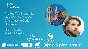 Are You Tall Enough for This Ride？ Real world Challenges in Code Generation [Scala Days 2025]