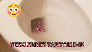 Minişler: İSTEKLERİNİZİ YAPIYORUM!?! (Minişimi tuvalete attım)