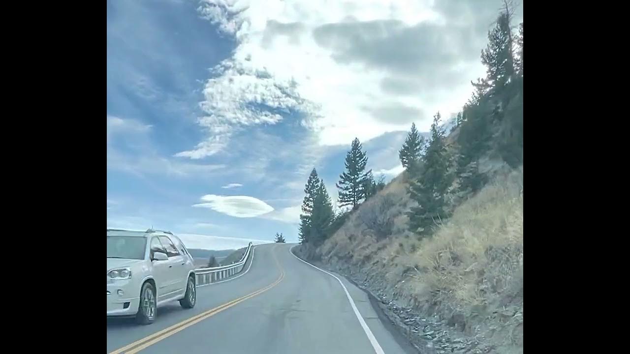 NEW GARDINER ROAD (GARDINER TO MAMMOTH) Yellowstone Park. Opening day