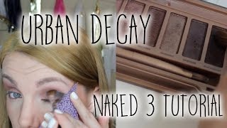 URBAN DECAY NAKED 3 TUTORIAL | SOFT SMOKEY EYE | LEAHTACKLES screenshot 3