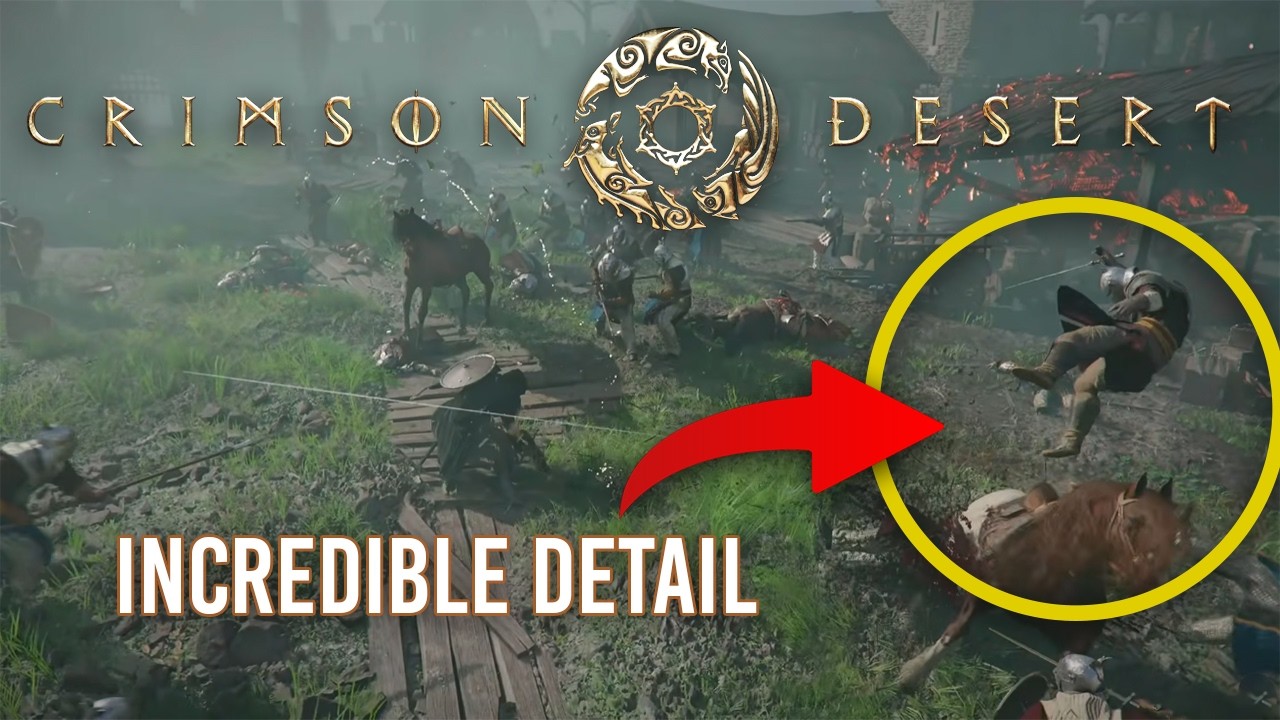 Я посмотрел видео Crimson Desert с обзором игры на скорости 0,25x... вот что я обнаружил.