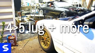 FC RX7 4 to 5 lug conversion, wheels and brakes - Part 1