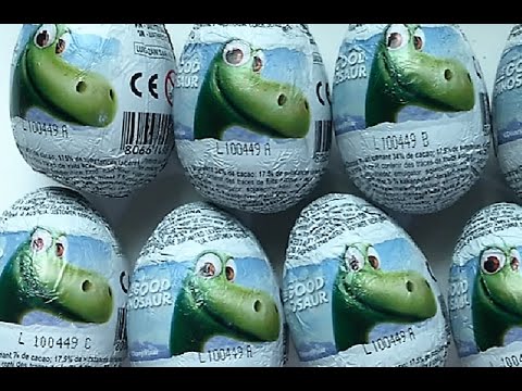 The Good Dinosaur Surprise Eggs | Arlo, Spot, Butch, Thunderclap and ...