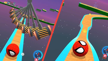 Sky Rolling Ball 3D - All Levels 148 & Challenge, SpeedRun Gameplay, Android IOS, Amaizing Ball Game