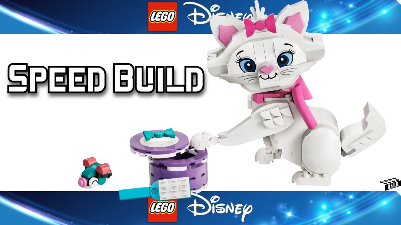 SPEED Build the NEW LEGO Disney Adorable Marie 43286