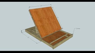 Portable drafting / drawing table