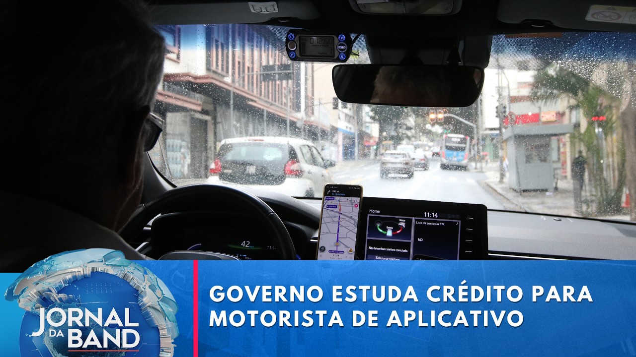 Novas linhas de crédito para motoristas de app e taxistas | Jornal da Band