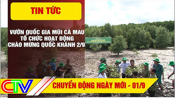 Chuyển động ngày mới 01-9-2022 | Vườn Quốc gia mũi Cà Mau hoạt động chào mừng Quốc khánh 2/9.